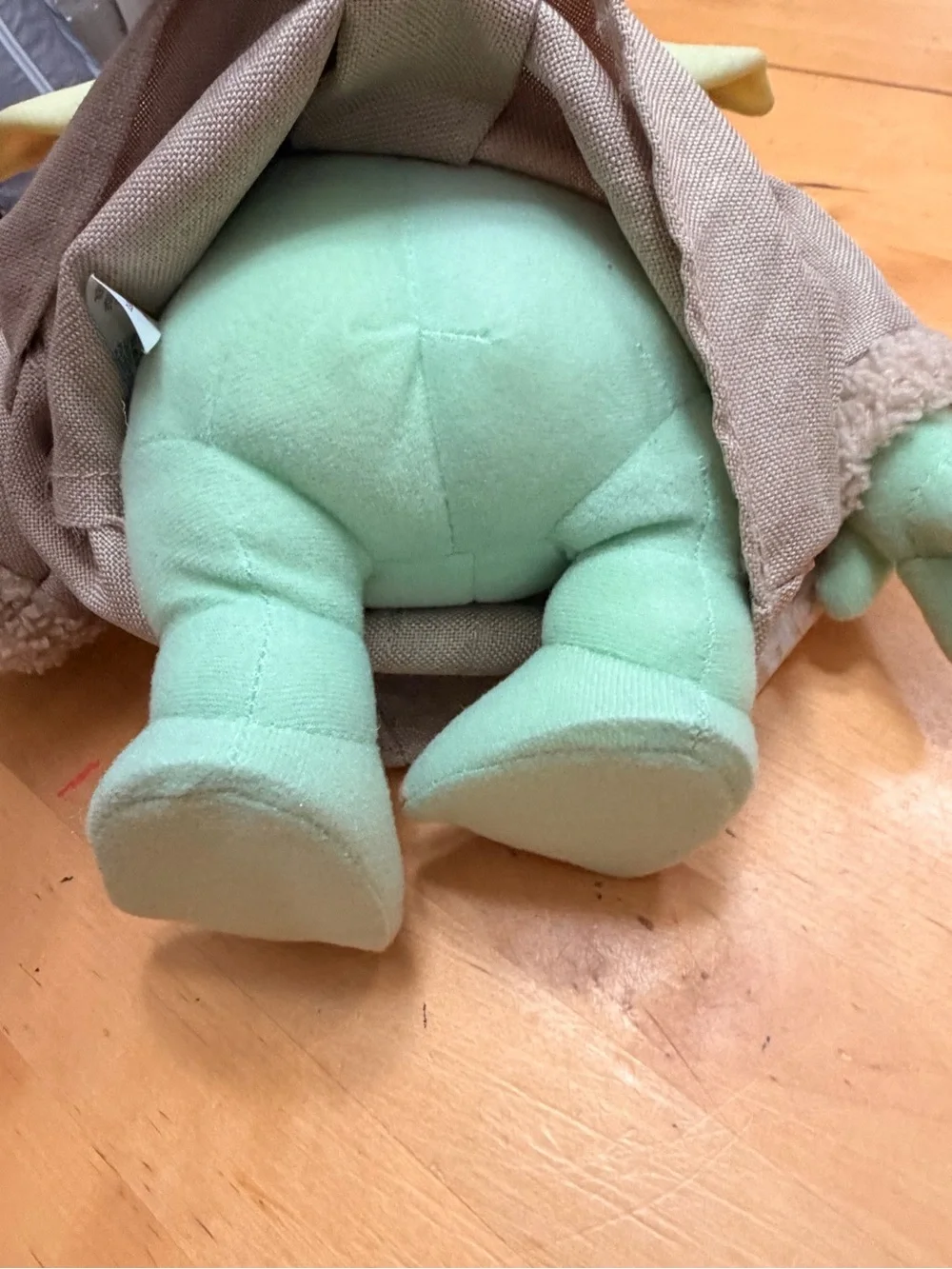 Mattel Green Plush Character Doll with Tan Coat